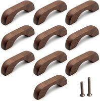 Poignées de meubles en bois pour armoires de cuisine, tiroirs, commodes et placards - Poignées de meuble de chambre personnalisables et écologiques