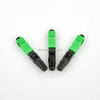 Connecteur rapide à fibre optique verticale de 60mm à faible perte d'insertion de qualité télécom pour SC APC SC UPC FTTH