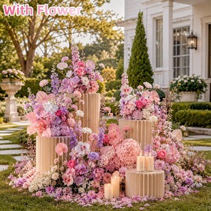 Instalación Floral Artificial de Lujo Pre-fabricada para Decoración de Bodas, Escaparates y Paisajismo Festivo - Product Image 5