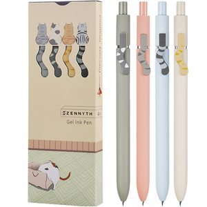5 pièces stylos Gel à encre noire japonaise haut de gamme 0.5mm pointe fine écriture lisse journalisation prise de notes en plastique grande idée cadeau - Product Image 5