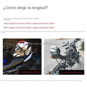 Corde à bagages 60-170cm réglable vélos <span class=keywords><strong>sangle</strong></span> d'arrimage cordes de Tension avec crochets <span class=keywords><strong>sangle</strong></span> de bagage élastique pour outil de moto - Product Image 6