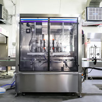 Machine de bouteille de pot en plastique PET en verre de grande bouche 6 stations pour les aliments liquides 500ml de capacité moteur PLC pour les conserves de gel de shampooing