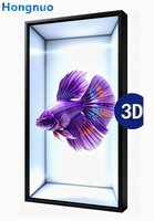 Gafas Hongnuo con Pantalla Digital Espacial 3D Gratuita, Pantalla Holográfica 3D Vertical sin Gafas, Señalización Digital de Grado Comercial