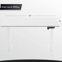 Table de bureau à moteur rehausseur électrique, meuble blanches, à poser sur pied, avec hauteur réglable, pour jeux, 1 pièce, 2022, livraison gratuite