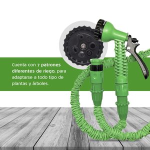 <span class=keywords><strong>Manguera</strong></span> de Jardín Expandible Verde Personalizable de 25 a 250 pies con Riego de Plástico ABS, Trompos, Tuberías de Agua, Tubería de Polietileno, Bolsa de Plástico OPP - Product Image 6