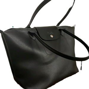 <span class=keywords><strong>Sac</strong></span> à main décontracté pour femme en similicuir de grande capacité Nouveau <span class=keywords><strong>sac</strong></span> fourre-tout à bandoulière tendance imperméable avec fermeture éclair - Product Image 6