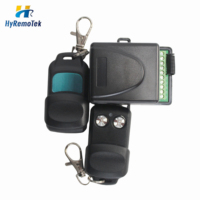 Kit de télécommande universelle pour porte de garage 433 MHz, 2 télécommandes, module récepteur RF sans fil à code évolutif, portail automatique