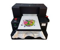 Imprimante DTG automatique A3 PK-3250 colorée avec tête XP600 pour l'impression de vêtements, t-shirts, jeans, chaussures, sacs - Portable et haute vitesse