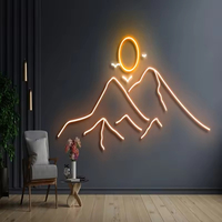 Enseigne à LED ouverte alimentée par batterie, karaoké, enseignes au néon pour salle de jeux, bar des cavernes, pub, fête, cadeau d'anniversaire, vente en gros