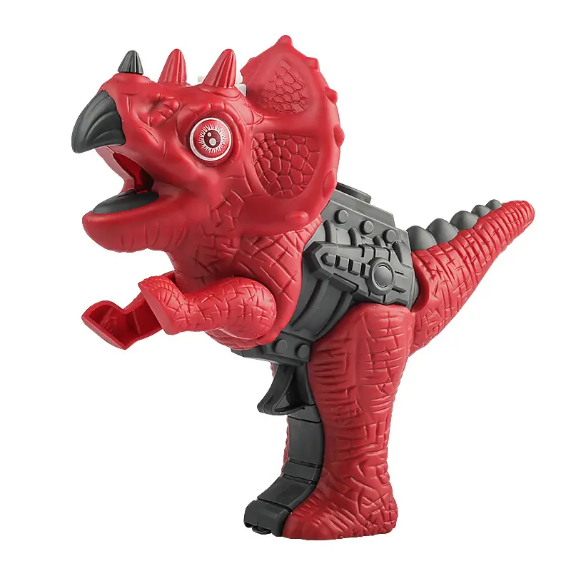 Pistola de dinossauro, brinquedo multifuncional de efeito de som de luz modelo de dinossauro desinfectável para crianças