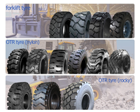 Geelanter 33/1550x16.5 Geländereifen mit Schaumstoff-Füllung für Radlader Grader Baufahrzeuge Naturkautschuk ECE