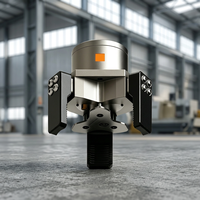 Perlengkapan Robotik Torsi Tinggi Pneumatik Tertutup Sepenuhnya Tiga Cakar Dengan Pelat Penyusun