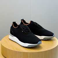 Chaussures décontractées pour hommes de style designer de haute qualité, en tricot, à enfiler, avec lacets élastiques, respirantes, légères, pour la marche quotidienne