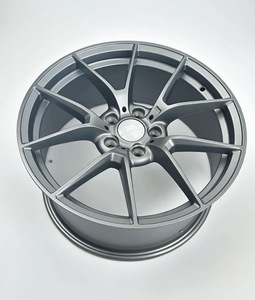 Roues de voiture de tourisme forgées en alliage d'aluminium 763M 18 19 20 pouces avec roues noires mates 5X120 PCD, compatibles avec <span class=keywords><strong>BMW</strong></span> F30 E36 E92 - Product Image 1