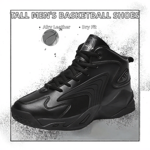 Chaussures de basketball pour hommes sur mesure grande taille, respirantes, antidérapantes, en cuir, rehaussantes, légères et décontractées - Product Image 2