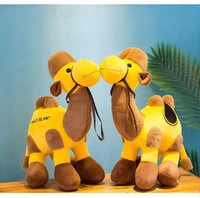 Grosir Baru mainan boneka unta simulasi jenis Beruang Super lembut dengan isian katun PP untuk suvenir perjalanan gurun atau hadiah perusahaan