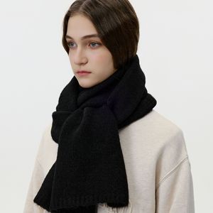 Bufanda Tejida con Logotipo Personalizado, Color Sólido, Gruesa y Cálida, Unisex, para Otoño e Invierno, Venta al Por Mayor de Fábrica - Product Image 5