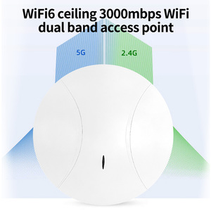 Routeurs OpenWrt Wi-Fi <span class=keywords><strong>6</strong></span> AX3000 avec chipset MT7981B haute performance, <span class=keywords><strong>AP</strong></span> sans fil de plafond de qualité professionnelle, <span class=keywords><strong>AP</strong></span> Wi-Fi <span class=keywords><strong>6</strong></span> de plafond pour hôtel - Product Image 2