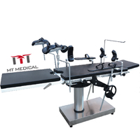Table d'opération manuelle pour salle de bloc opératoire de l'hôpital MT MEDICAL, service de chirurgie générale