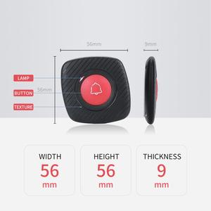 Máy Phát Không Dây Vibrator Bồi Bàn Cổ Tay Xem Máy Nhắn Tin Nhà Hàng Chuông Cuộc Gọi Hệ Thống - Product Image 4