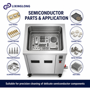 Attrezzatura Industriale per Pulizia a Ultrasuoni, Sgrassatore Elettrico per Componenti Semiconduttori, OEM ODM, Vasca Singola con Risciacquo ad Acqua Purificata - Product Image 3