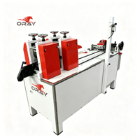 Máquina automática de aplanamiento de alambre para cartón, calibre 16-21, máquina de prensado de alambre de aleación de alta velocidad para alambre de grapado de cajas