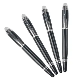 Unique Design Blank Metal Sign Pen Ball Pen for Giveaway With Laser Engraved Custom Logo