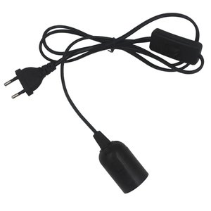 Support de lampe chauffante <span class=keywords><strong>E27</strong></span>, prise EU 220V, <span class=keywords><strong>câble</strong></span> d'alimentation 1,8/3/5m avec interrupteur marche/arrêt <span class=keywords><strong>pour</strong></span> lampe chauffante <span class=keywords><strong>pour</strong></span> élevage de volailles, animaux et reptiles - Product Image 6