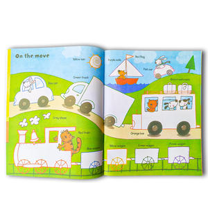Livre d'autocollants personnalisés impression couleur enfants éducatifs dessin animé créatif autocollants livre pour enfants - Product Image 5
