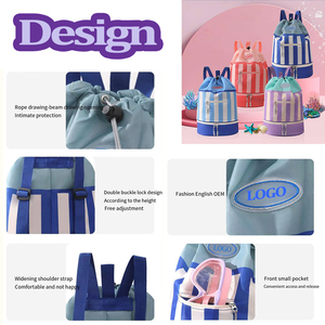 Bolsa Impermeable para Natación, <span class=keywords><strong>Mochila</strong></span> Impermeable para Senderismo, Bolsa de Almacenamiento Separada para Niños y Niñas, para la Playa - Product Image 6