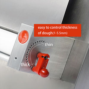 DR-4C nuova macchina del rullo della pasta di progettazione 120-250 pz/h macchina del rullo della <span class=keywords><strong>pasticceria</strong></span> macchina del rullo della Pizza 21 pollici sfogliatrice resistente della pasta - Product Image 6