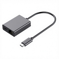 Adaptateur réseau Ethernet USB C vers RJ45 avec port de charge PD pour ordinateur portable et tablette