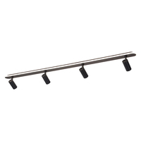 Plafonnier magnétique linéaire moderne à LED COB, CRI 95 élevé, dimmable, en alliage d'aluminium, pour éclairage de surface et spots sur rail