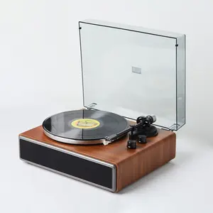 Vinyl Record Player Wireless Turntable with Built in Speakers and Belt Driven for Vinyl Records 3 speeds Home Decoration