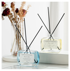 Juego de regalo de Perfume para el hogar de lujo, 5 estrellas, clasificado por los clientes, difusor de aceite DIY de vidrio de 100 ML, botella difusora de caña de larga duración, Fragancia - Product Image 2