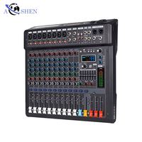 Console de mixage audio professionnelle OEM Contrôleur DJ 8/12/16 canaux 99 DSP Console de mixage audio avec BT USB Mute Caractéristiques