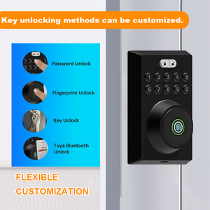 Puerta de entrada de combinación electrónica con cerrojo de huellas dactilares de seguridad digital para un mejor bloqueo inteligente - Product Image 2
