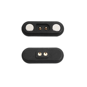 メスコネクタ2.54mmピッチシングル列防水スプリング2ピン磁気ポゴピンコネクタ - Product Image 4