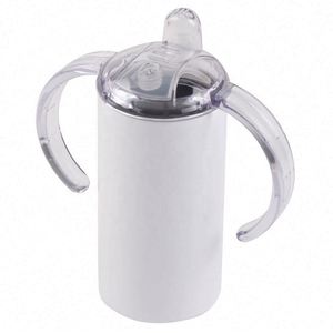 Vaso Infantil de Acero Inoxidable de 12oz para Sublimación, con Doble Asa y Aislamiento al Vacío - Product Image 1