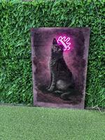 Enseigne néon LED personnalisée pour chat, en PVC, avec indice de protection IP68, fonction dimmable, pour décoration murale, fêtes de jardin et mariages