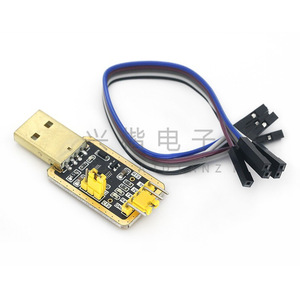 CH340E USB ไปยัง TTL โมดูล 3.3V 5V ตัวแปลงอนุกรม STC โปรแกรมเมอร์บอร์ด PCB พร้อมสายเคเบิลสำหรับการพัฒนาไมโครคอนโทรลเลอร์ - Product Image 3
