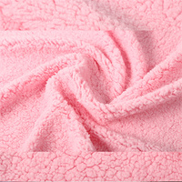 Ziwwshaoxing-tissu fausse fourrure molletonnée Sherpa, Polyester, textiles brossé sur un côté, meilleure vente