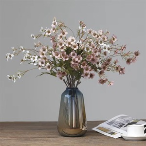 Flores de Ciruelo Artificiales de Seda, 15 Cabezas, Estilo Vintage, Colores Otoñales, Decoración para Pascua, Bodas y Hogar, Tallos Incluidos, Gran Venta - Product Image 5