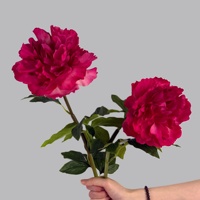 W-A0305 Œillet artificiel effet naturel, œillet de haute qualité, vente en gros, œillet à grosse tête pour mariage et décoration intérieure