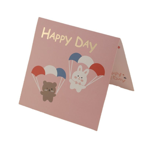 Biglietto d'<span class=keywords><strong>Auguri</strong></span> 3D Pop-up per Bambini, Decorazioni per Feste di <span class=keywords><strong>Compleanno</strong></span> per Ragazzi e Ragazze, Regalo Sorpresa Personalizzabile con Coniglietto Carino - Product Image 2