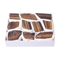 Vente en gros de pierres précieuses naturelles brutes de haute qualité cristal de roche boîtes d'échantillons de quartz minéral Reiki ensemble d'échantillons de minéraux fossiles et de chakras