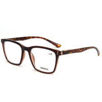 Lunettes de lecture anti-lumière bleue pour ordinateur, monture optique carrée à bordure complète, monture en plastique légère à motif uni, protection des yeux, unisexe