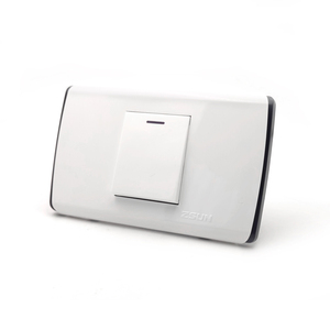 <span class=keywords><strong>ZSUN</strong></span> V50 Weiß 1-fach 2-Wege Universal Elektrischer Wandlichtschalter für Zuhause - Product Image 1