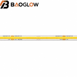 Bande LED COB moderne à deux fils, blanc réglable, 1 cm de large, 480 LED/m, AC220V, 20W/m, PCB 8mm, Ra≥90, 2700K-6500K, lumière flexible pour rétroéclairage TV - Product Image 5
