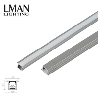 Différentes tailles blanc 10mm * 10mm découpe encastré Led linéaire bande lumière escalier bande lumière profil en aluminium